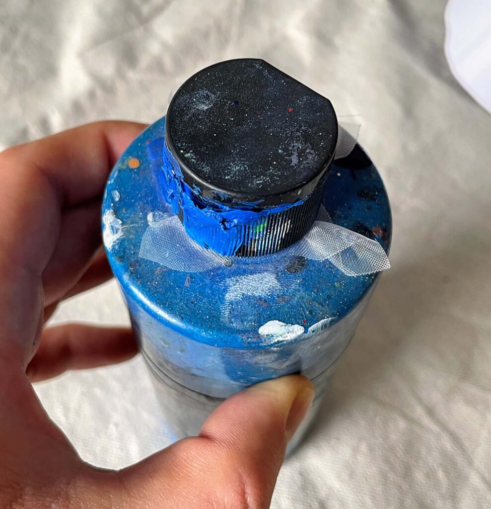 how_to_strain_airbrush_paint_cap_replaced